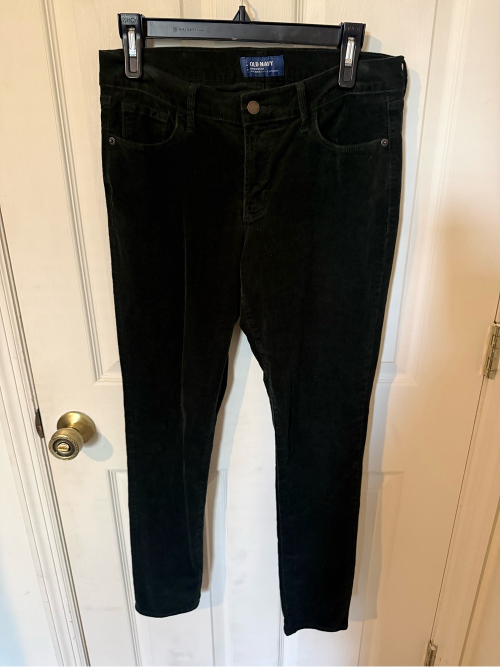 Old Navy Dark Green Skinny Corduroy Jeans